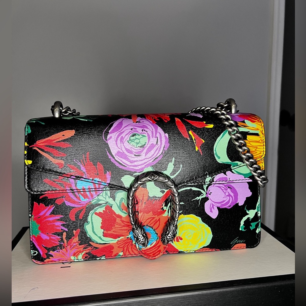 Gucci X Ken Scott Floral Dionysus Small Shoulder Bag